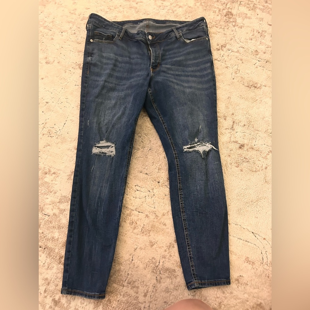 Old navy rockstar skinny mid rise